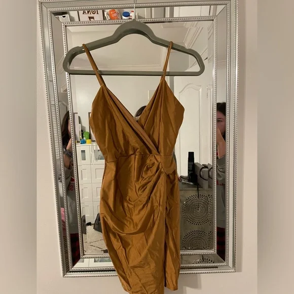 gold dress windsor Kinsley Formal Sequin Mermaid Dress